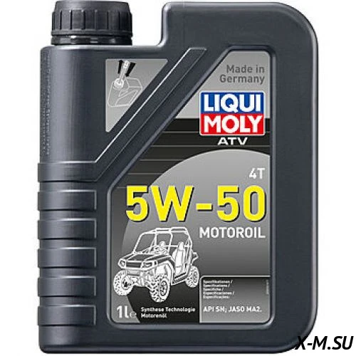 Масло LiquiMoly ATV 4T Motoroil 5W-50 API SN JASO MA2 1л Масло LiquiMoly ATV 4T Motoroil 5W-50 API SN JASO MA2 1л