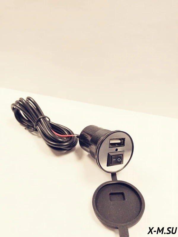 Прикуриватель 277А4 с USB для мото, снегоходов, мотобуксировщиков, квадроциклов., USB с выключателем Прикуриватель 277А4 с USB для мото, снегоходов, мотобуксировщиков, квадроциклов., USB с выключателем