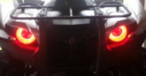 Диодная лента &quot;Ангельские глазки&quot;   VIKING/GUEPARD   габаритного света, d=9 см (КРАСНЫЙ)