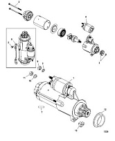 Стартер 4-Х ТАКТНОГО ПЛМ MERCURY 135 Серийный номер от 1B517159 и выше