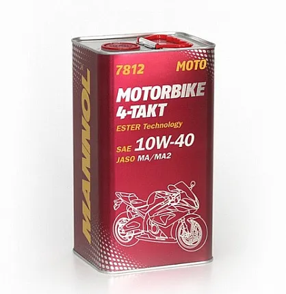 Масло моторное Mannol 4T син. 10w40 Motorbike 1л 